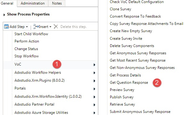 Show process properties